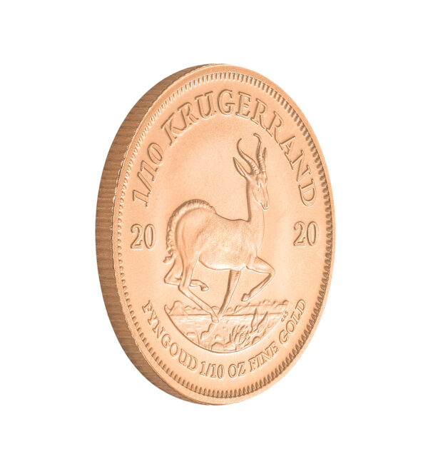 Moneda Oro Krugerrand 1/10 2020 back - INVERMONEDA