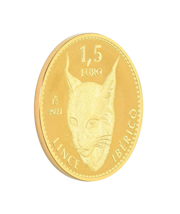Moneda Lince Ibérico Oro 1 oz 2021 front - INVERMONEDA