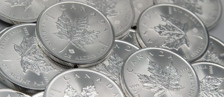 Monedas de plata Maple Leaf de 1oz de diferentes años