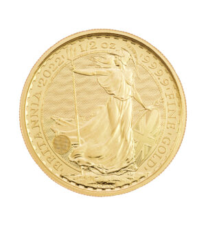 Moneda Oro Britannia 1_2oz 2022 cara - INVERMONEDA