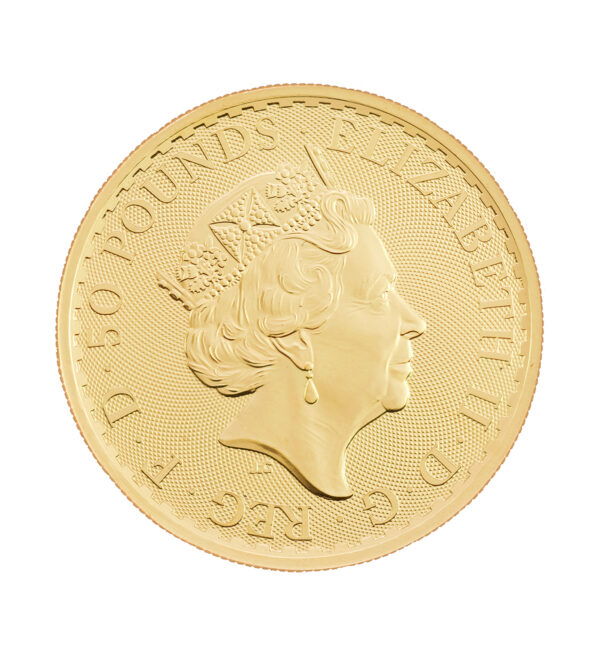 Moneda Oro Britannia 1_2oz 2022 cruz - INVERMONEDA
