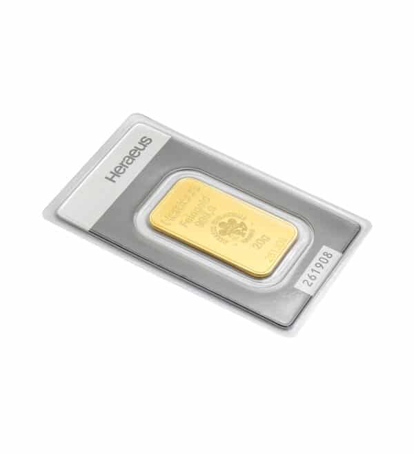 Lingote de Oro Heraeus de 20 g - 4 | INVERMONEDA