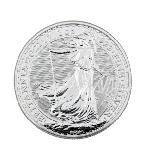 Moneda Plata Britannia 1oz 2021 cara - INVERMONEDA