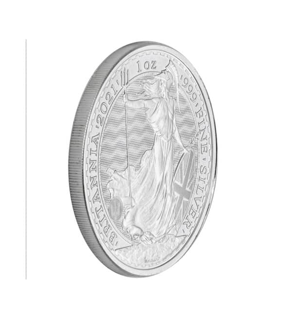 Moneda Plata Britannia oz 2021 front - INVERMONEDA