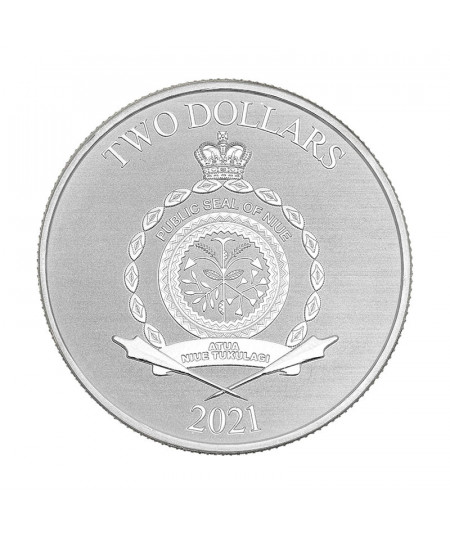Moneda Imperio Galáctico Plata 1 oz 2021 cruz | INVERMONEDA