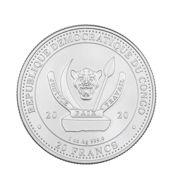 Moneda Plata The Whale 1oz 2020 cruz - INVERMONEDA