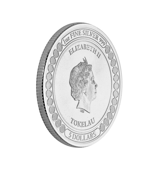 Moneda Equilibrium Butterfly Plata 1oz 2019 back - INVERMONEDA