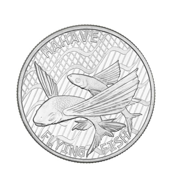 Moneda Plata Flying Fish 1oz 2020 cara - INVERMONEDA