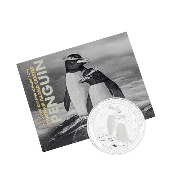 Moneda Plata Chatham Crested Penguin 1oz 2020 certificado 2 - INVERMONEDA