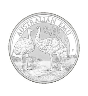 Moneda Plata Australian Emu 1oz 2019 cara - INVERMONEDA