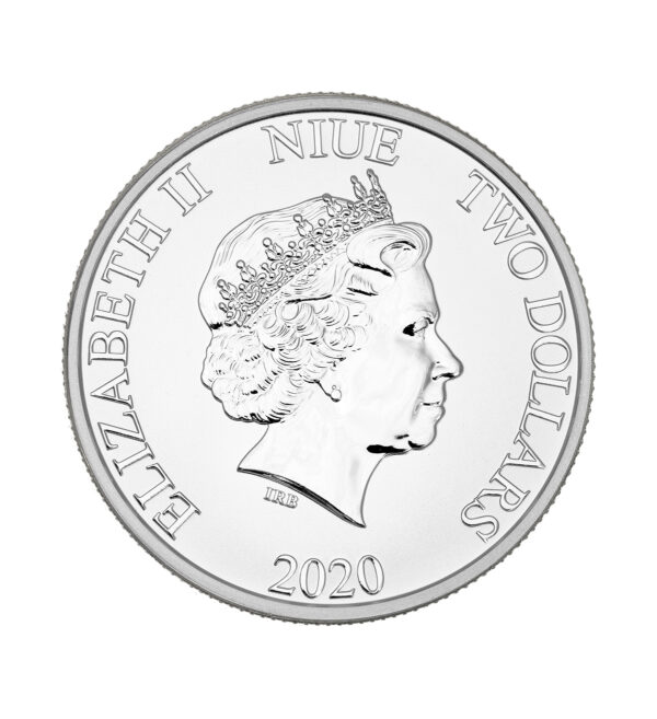 Moneda Plata Regreso al Futuro 1oz 2020 - Edición 35 Aniversario - cruz - INVERMONEDA