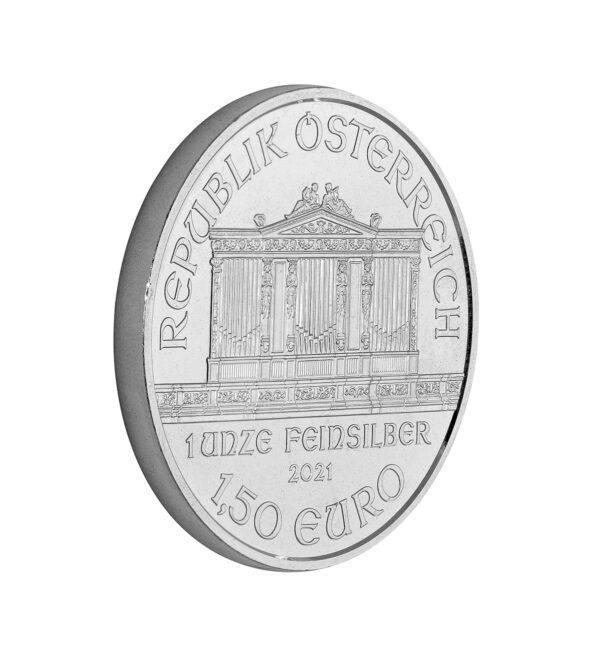 Moneda Filarmonica Viena Plata 1oz 2021 back - INVERMONEDA