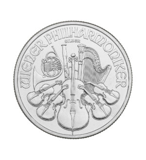 Moneda Filarmonica Viena Plata 1oz 2021 cruz - INVERMONEDA