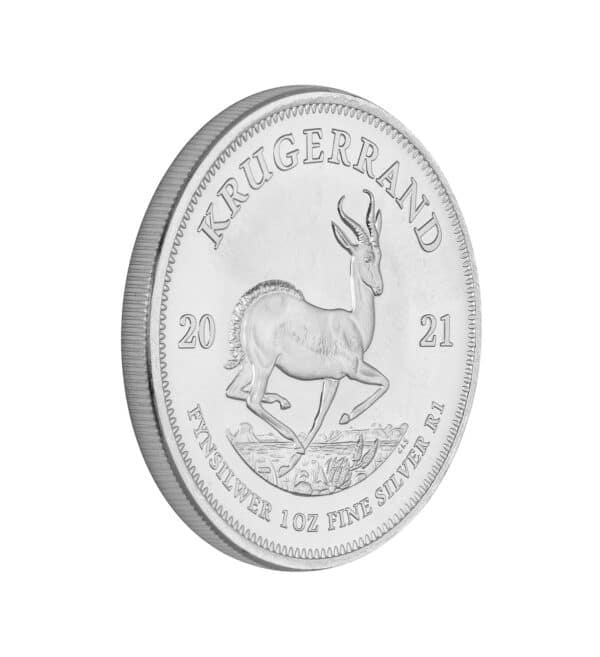 Moneda Krugerrand de Plata de 1oz del 2021 front - INVERMONEDA