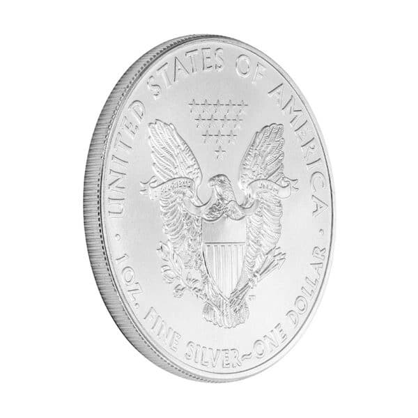 Moneda American Eagle de Plata de 1oz del 2014 back- INVERMONEDA