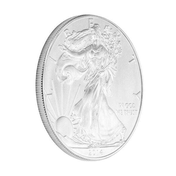 Moneda American Eagle de Plata de 1oz del 2014 front- INVERMONEDA