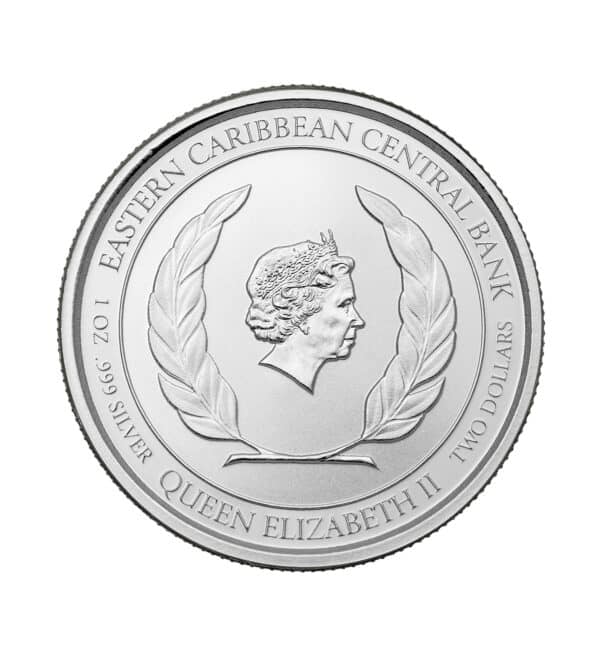 Moneda Whiptail Lizard Plata 1oz 2020 cruz - INVERMONEDA