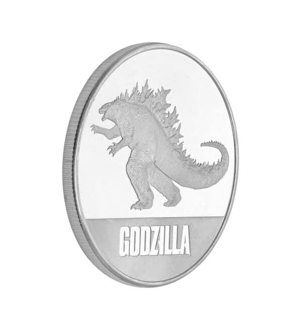 Moneda Kong Plata 1 oz 2021 - Godzilla vs Kong front - INVERMONEDA