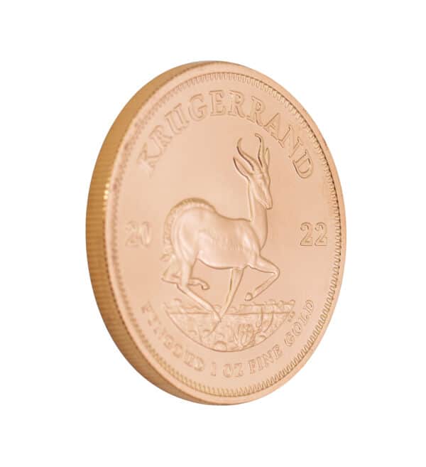 Moneda Krugerrand Oro 1 oz 2022 front - INVERMONEDA