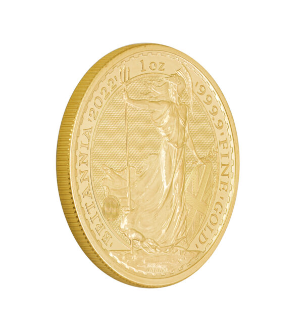 Moneda Oro Britannia 1oz 2022 front - INVERMONEDA