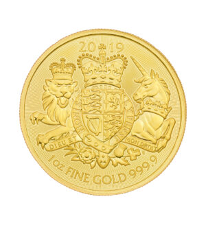 Moneda Oro Royal Arms 2019 cruz - INVERMONEDA