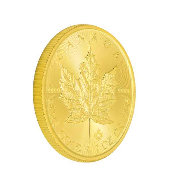 Moneda Oro Maple 1oz 2022 back - INVERMONEDA