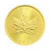 Moneda Oro Maple 1oz 2022 cara - INVERMONEDA