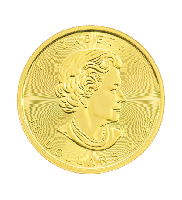 Moneda Oro Maple 1oz 2022 cruz - INVERMONEDA