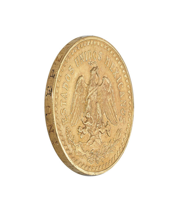 Moneda Peso Mexicano Oro 37,5g 1945 back - INVERMONEDA