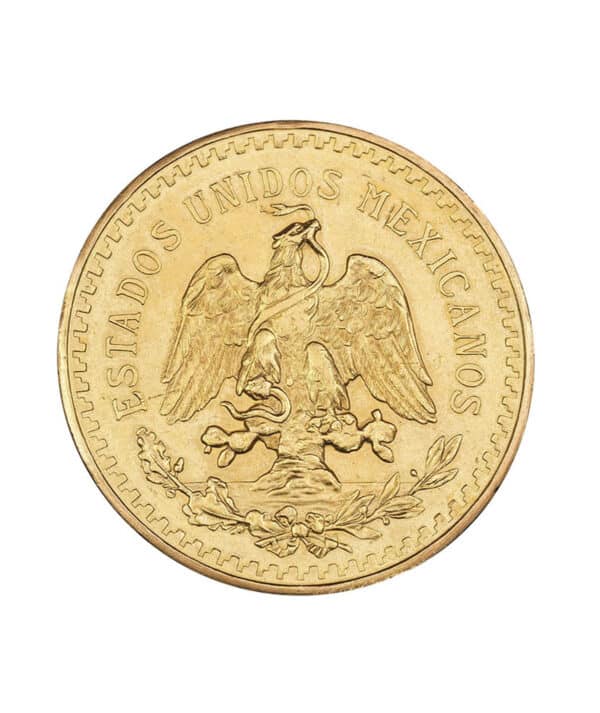 Moneda Oro Peso Mexicano 1930 cruz - INVERMONEDA