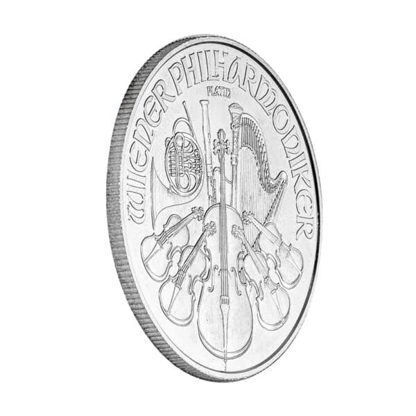 Moneda de Platino Filarmónica Viena de 1 onza del 2019 front 2 - INVERMONEDA