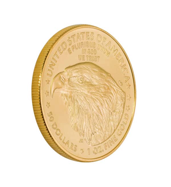 Moneda Oro Eagle 1oz 2022 back - INVERMONEDA