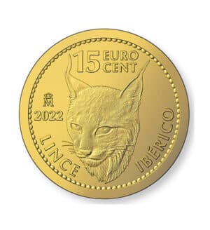 Moneda Oro Lince Ibérico 1_10oz 2022 cara - INVERMONEDA