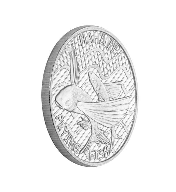 Moneda Plata Flying Fish 1oz 2020 front - INVERMONEDA