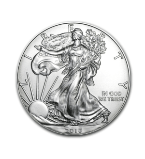 Moneda American Eagle Plata 1oz 2018