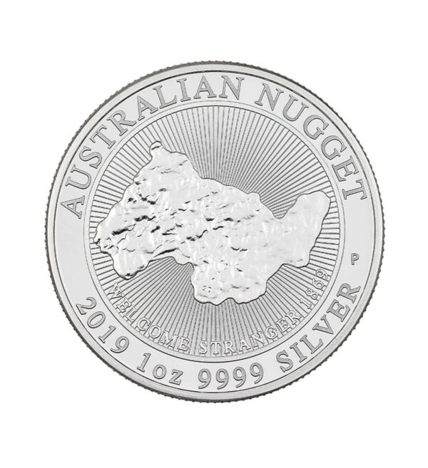 Moneda Australian Nugget Welcome Stranger Plata 1 oz del 2019 | INVERMONEDA