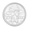Moneda Plata Elton John 1oz 2021 cara - INVERMONEDA