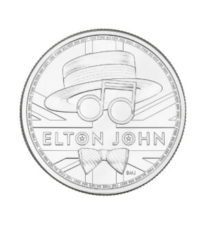 Moneda Plata Elton John 1oz 2021 cara - INVERMONEDA