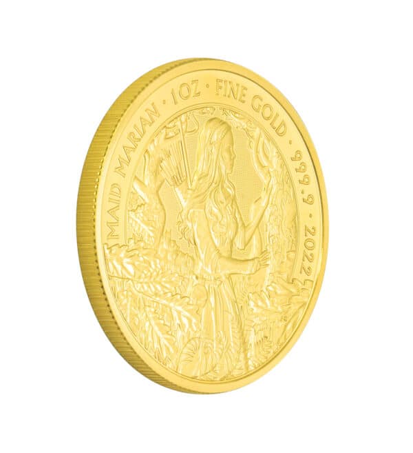 Moneda Maid Marian Oro 1 oz 2022 cruz - INVERMONEDA