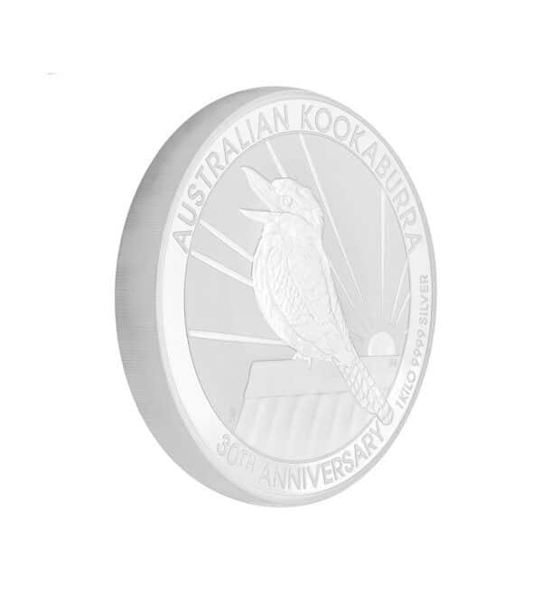 Moneda Kookaburra Plata 1 kg 2020 - 30 Aniversario front - INVERMONEDA