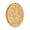 Moneda de Oro del King Edward VII Sovereign de 1904 de 7,32 g cruz 2 | INVERMONEDA
