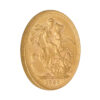 Moneda de Oro del King Edward VII Sovereign de 1906 de 7,32 g cruz 2 | INVERMONEDA