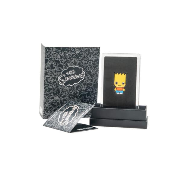 Moneda Plata Mini Bart Simpson 1oz 2022 pack 2 - INVERMONEDA