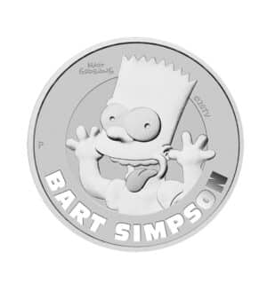Moneda Plata Bart Simpson 1oz 2022 - INVERMONEDA