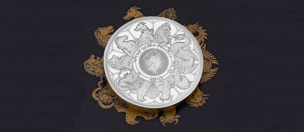Moneda The Completer de Bestias de la Reina de 2oz de 2021