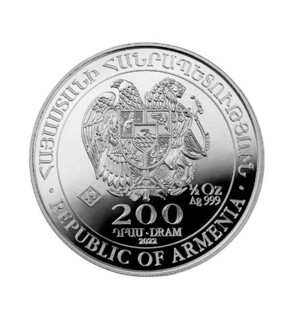 Moneda Plata Arca Noe 1oz 2022 - INVERMONEDA