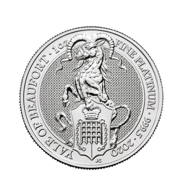 Moneda Platino YALE 1oz 2020 cruz - INVERMONEDA
