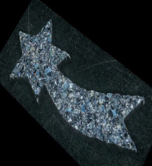 Lingote de Osmio con forma de Estrella Fugaz de Osmium Institute | INVERMONEDA