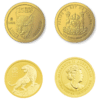 Lote Monedas de Oro de 1/10 de oz: Lince Ibérico 2022 y Moneda Año Del Tigre Oro 2022 - INVERMONEDA