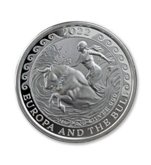 Moneda Europa y el Toro de Malta Plata 1 oz 2022 - INVERMONEDA